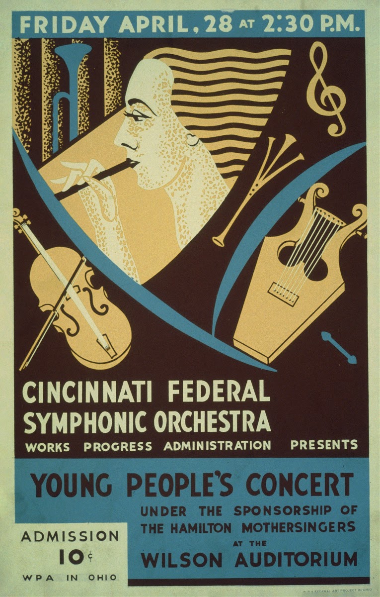 Cincinnati Federal Symphonic Orchestra At Wilson Auditorium 1939