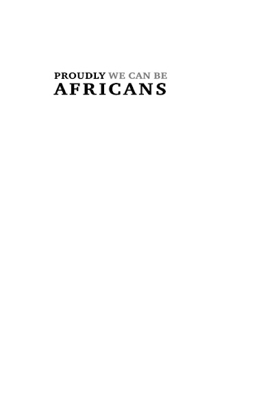 Proudly We Can Be Africans- Black Americans and Africa, 1935-1961 82897