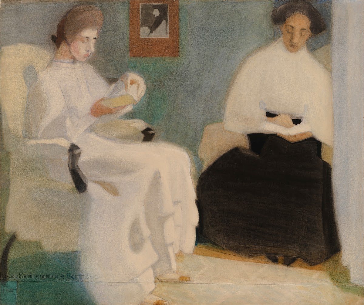 Girls Reading 1907