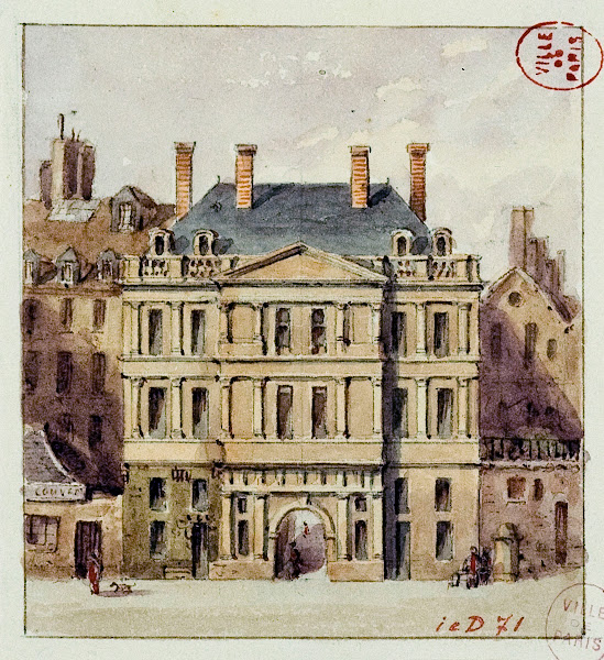 Cour de la Sainte Chapelle 1840