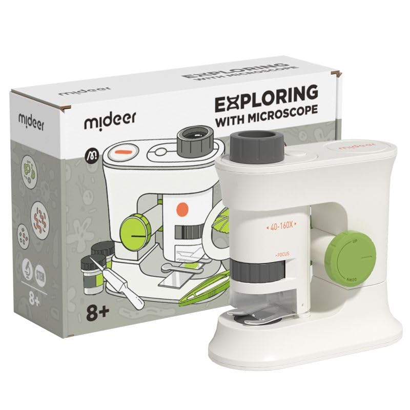 exploring with microscope
