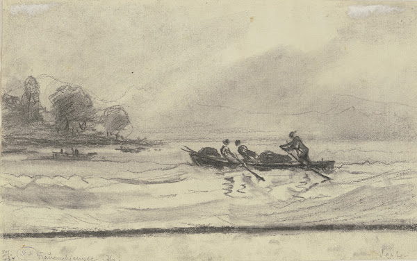 Boats at the Chiemsee 1876