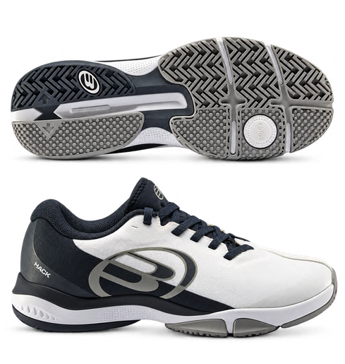 BULLPADEL HACK HYBRID BLANCO AZUL