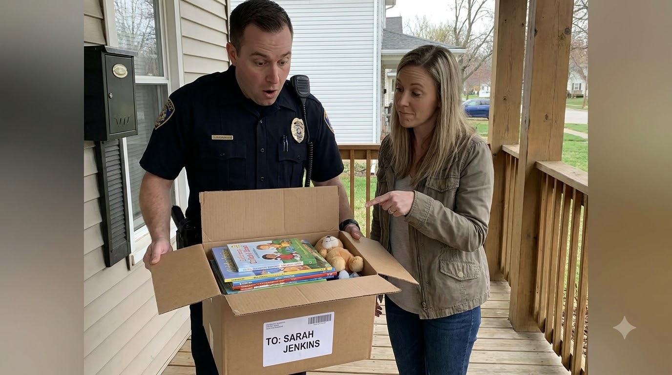 Cop Accused A Woman Of Stealing A Package From Her Own Porch — Then He Opened The Box And Found...