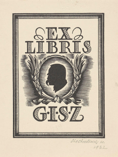 Ex libris G I S Z 1933