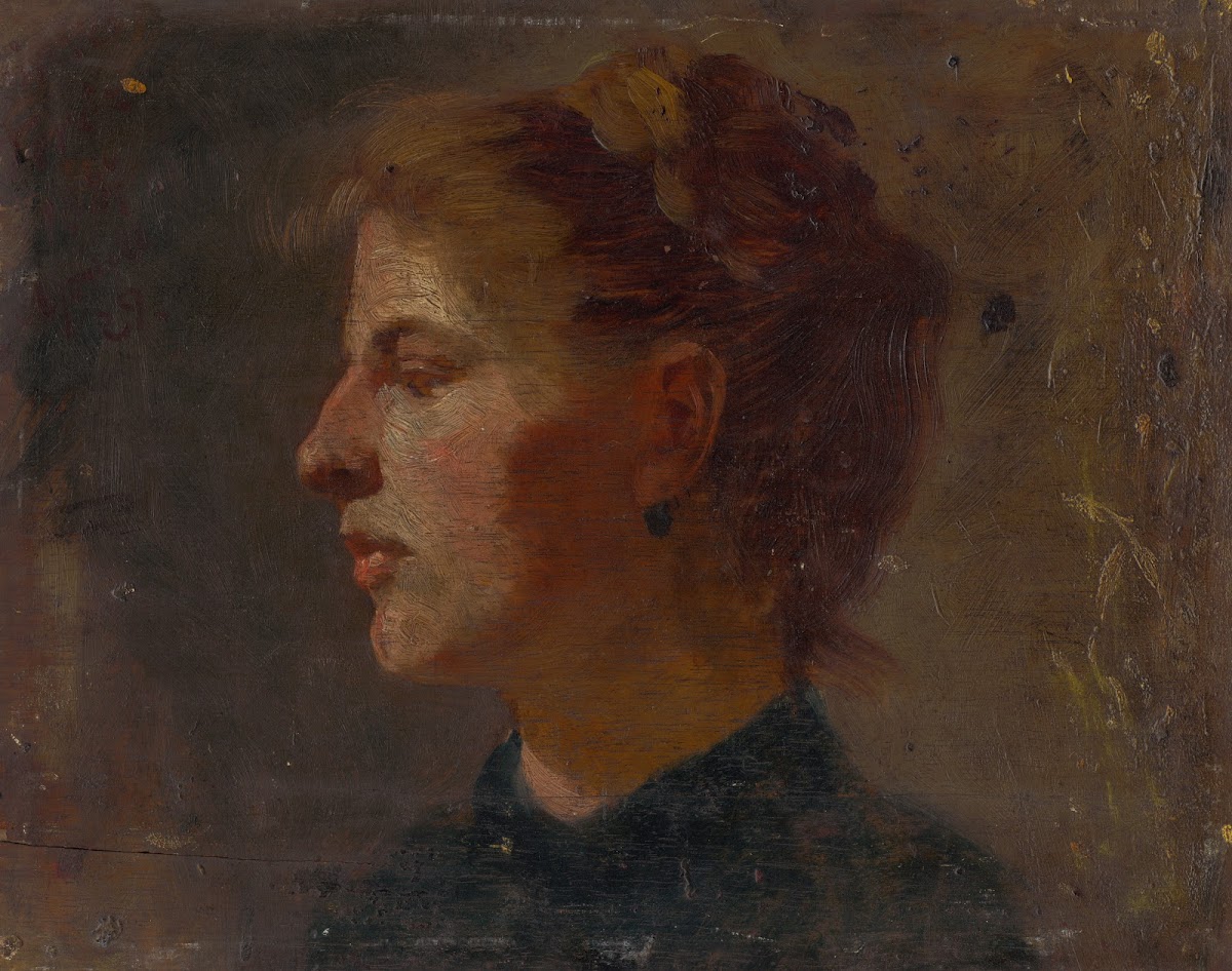 Head Study of a Younger Woman 1900