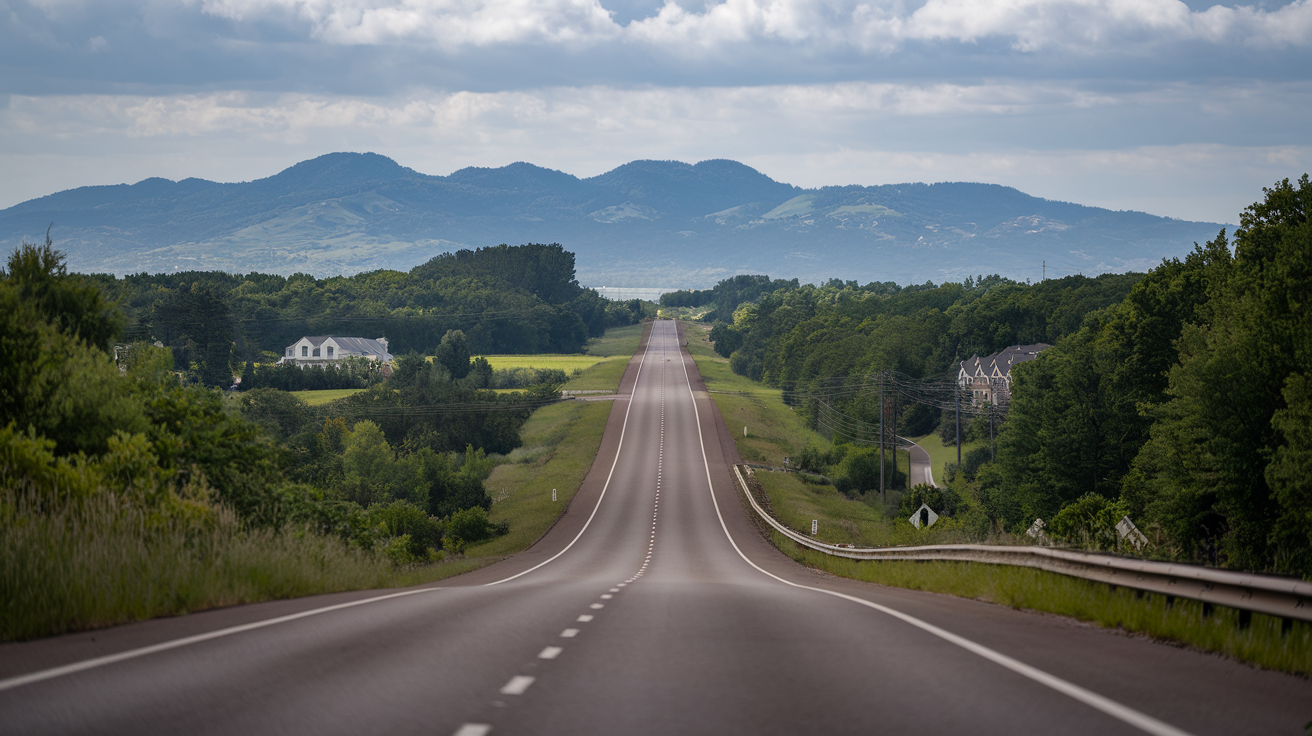 Distance from Akron, Ohio to Myrtle Beach, SC