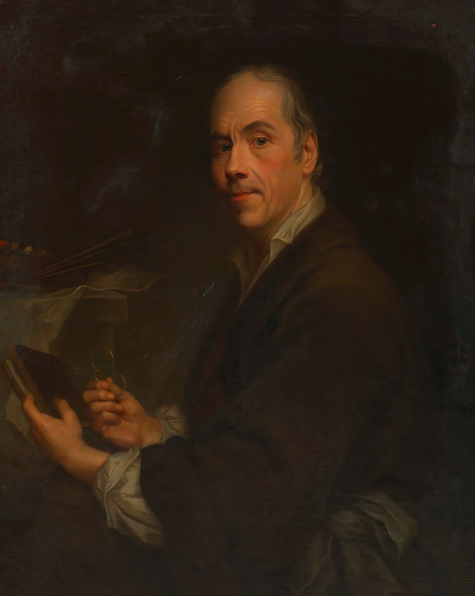 Selbstbildnis Christian Seybold around 1755