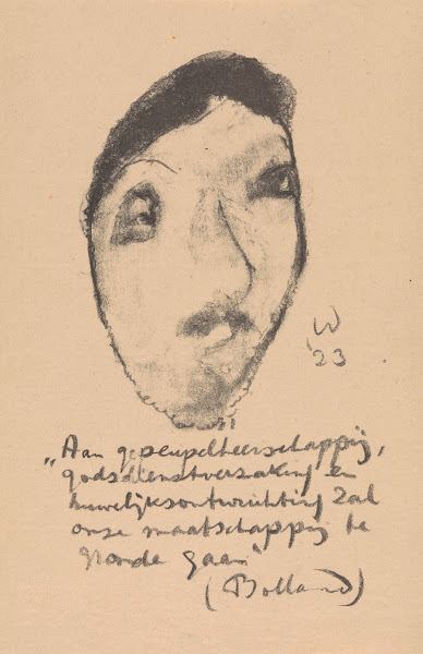 Karikatuur van Gerard Bolland 1923