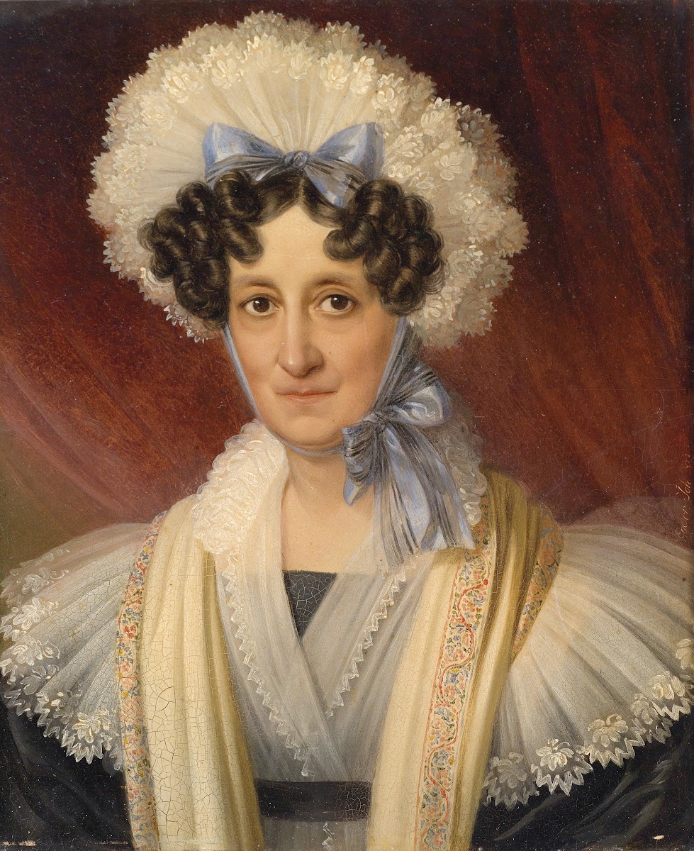 Dame Mit Spitzenhaube 1833