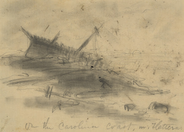 On the Carolina coast nr Hatteras 1861