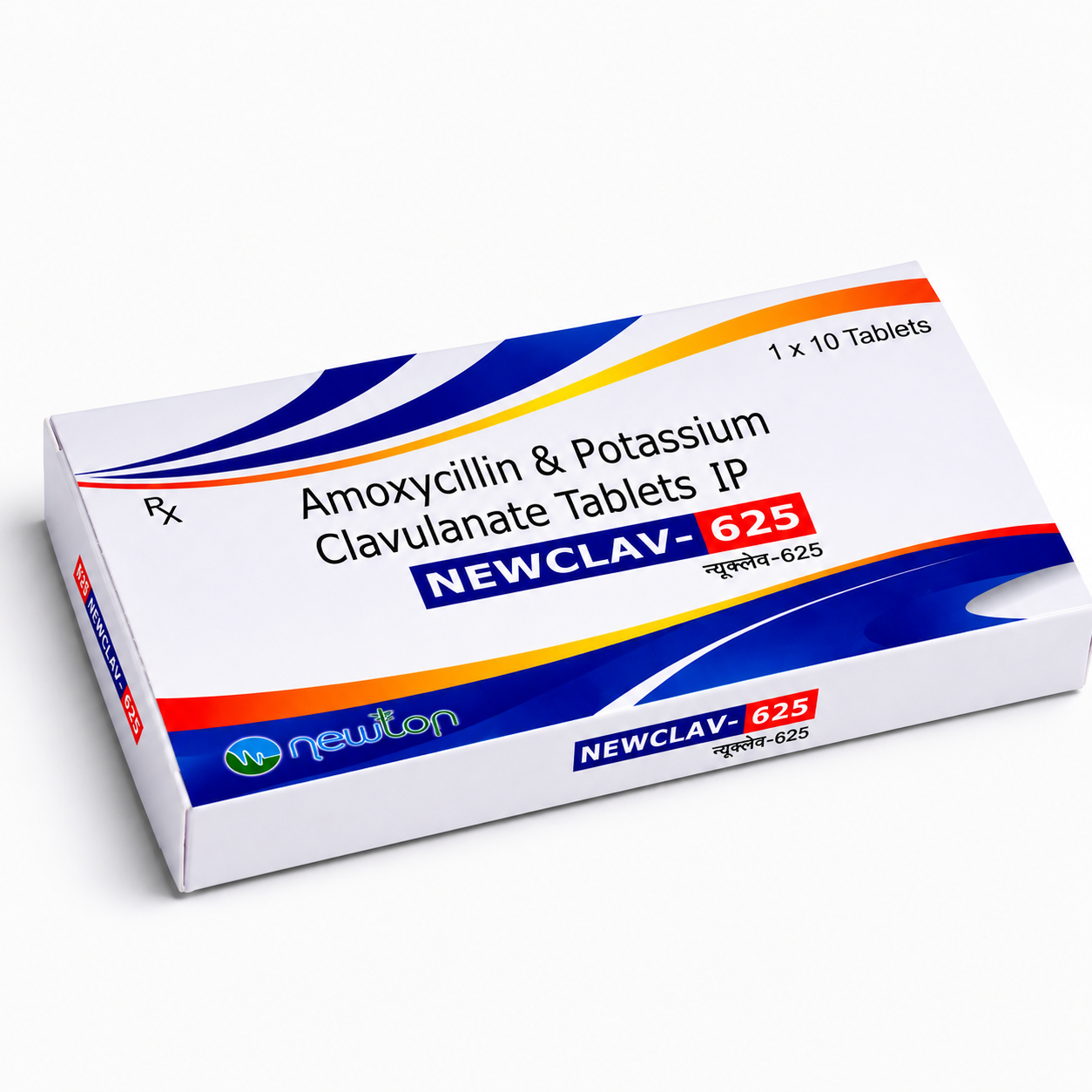 NEWCLAV-625 TAB — Anhydrous Amoxycillin  (500mg)+Clavulanic Acid (125mg)