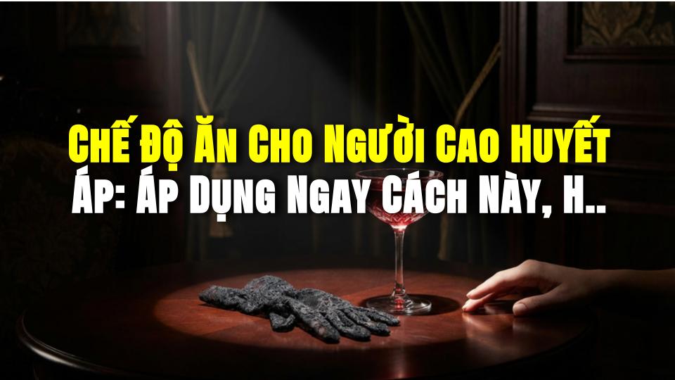 Chế Độ Ăn Cho Người Cao Huyết Áp: Áp Dụng Ngay Cách Này, Huyết Áp Giảm Tức Thì!