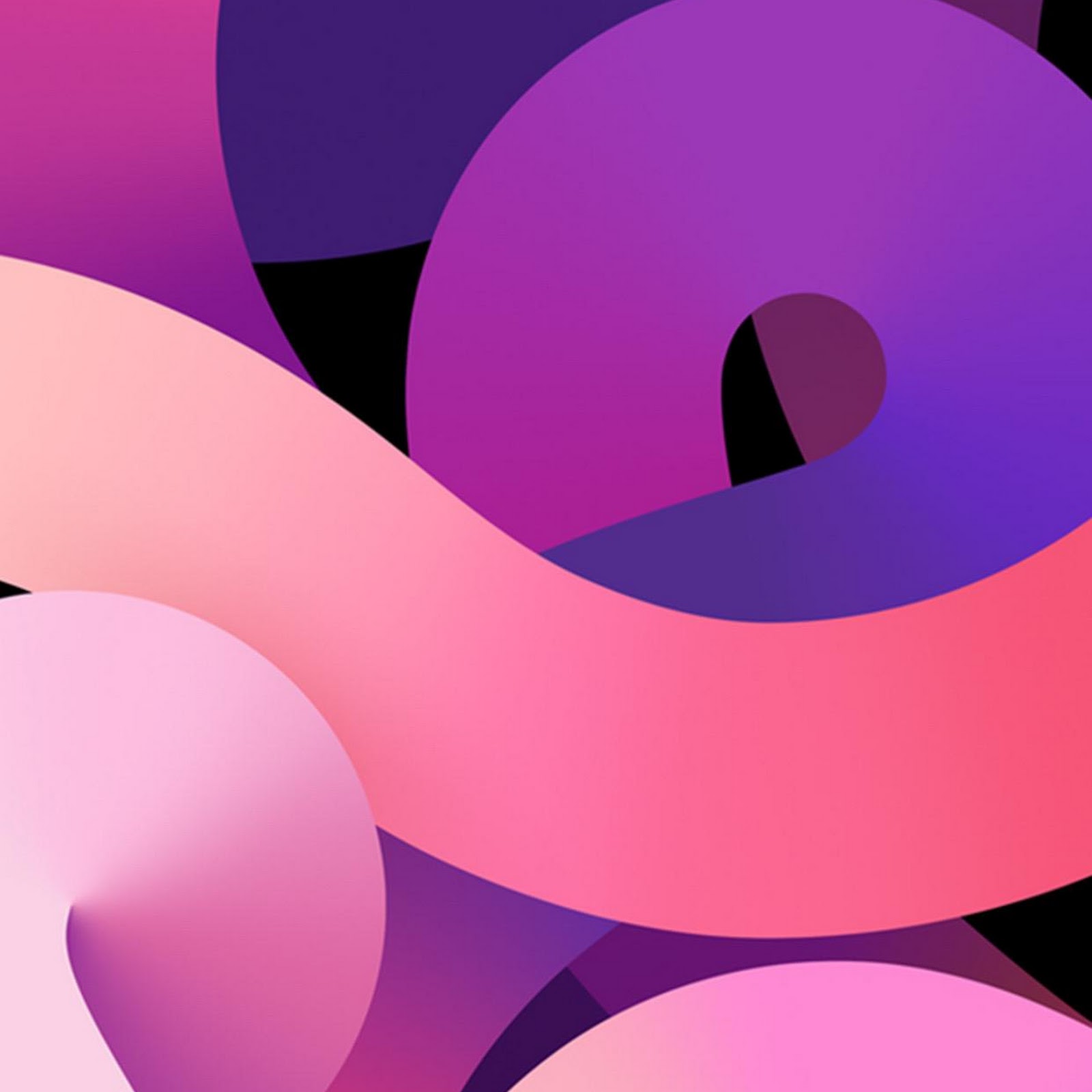 Download iPad Air Abstract Ribbons Full HD iPhone
