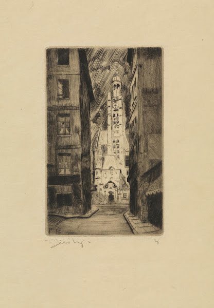 Uliczka w Paryżu 1926