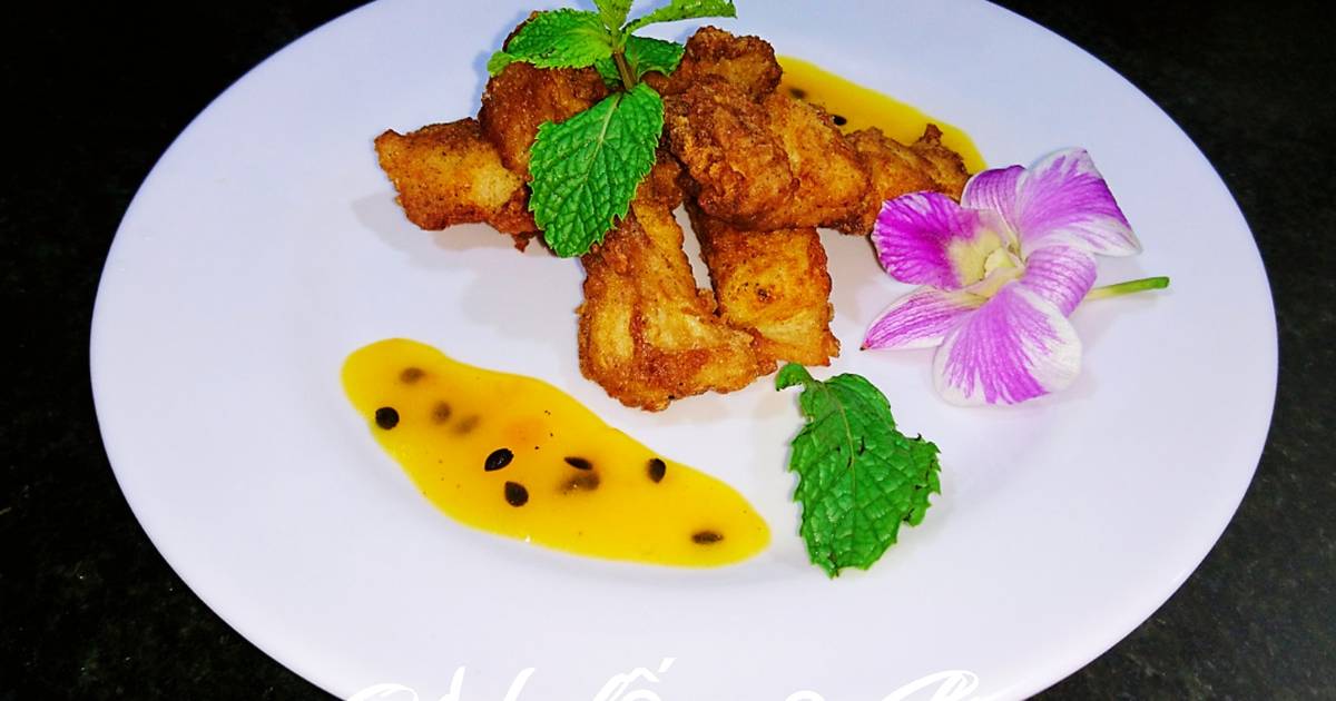 Phi Lê Cá BaSa Chiên Giòn Sốt Chanh Leo