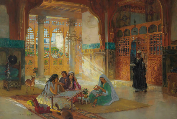Interieur dun palais Arabe