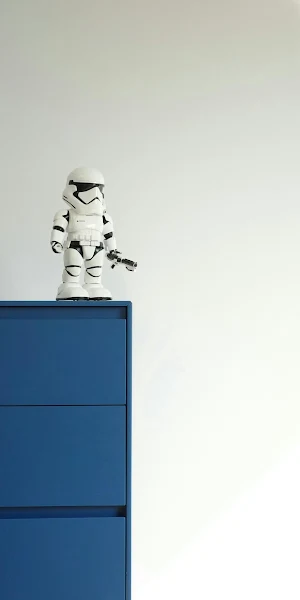 Stormtrooper, Star Wars, Blue Furniture, Toy Figure 2K iPhone Wallpaper Background