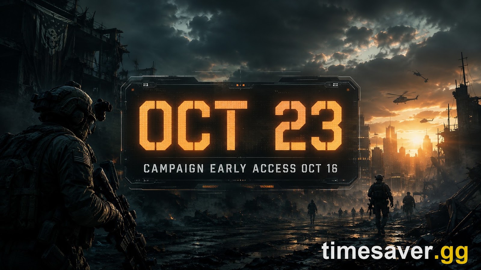 Modern Warfare 4 launch countdown — October 23 release and October 16 Campaign Early Access