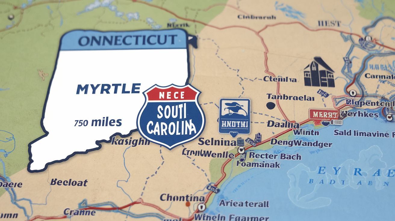 Distance from Connecticut to Myrtle Beach, SC: Travel Guide