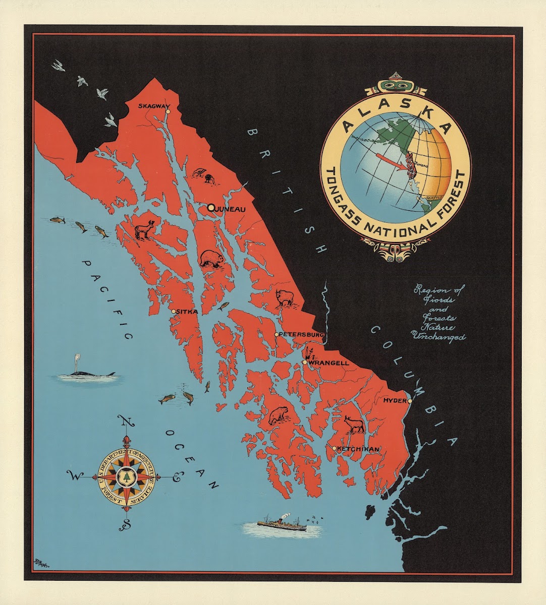 Alaska Tongass National Forest 1940