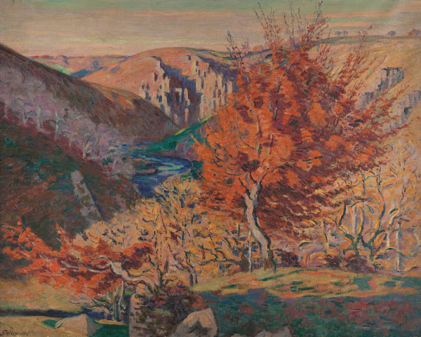 Paysage le rocher de la Fileuse 1893 1920