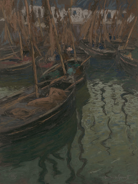 A Dock Harmony Fishing Boats 1897