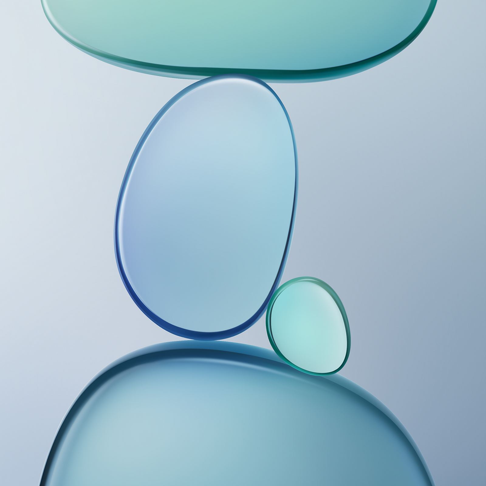 Download Smooth Glass Pebble Cairn Full HD iPhone