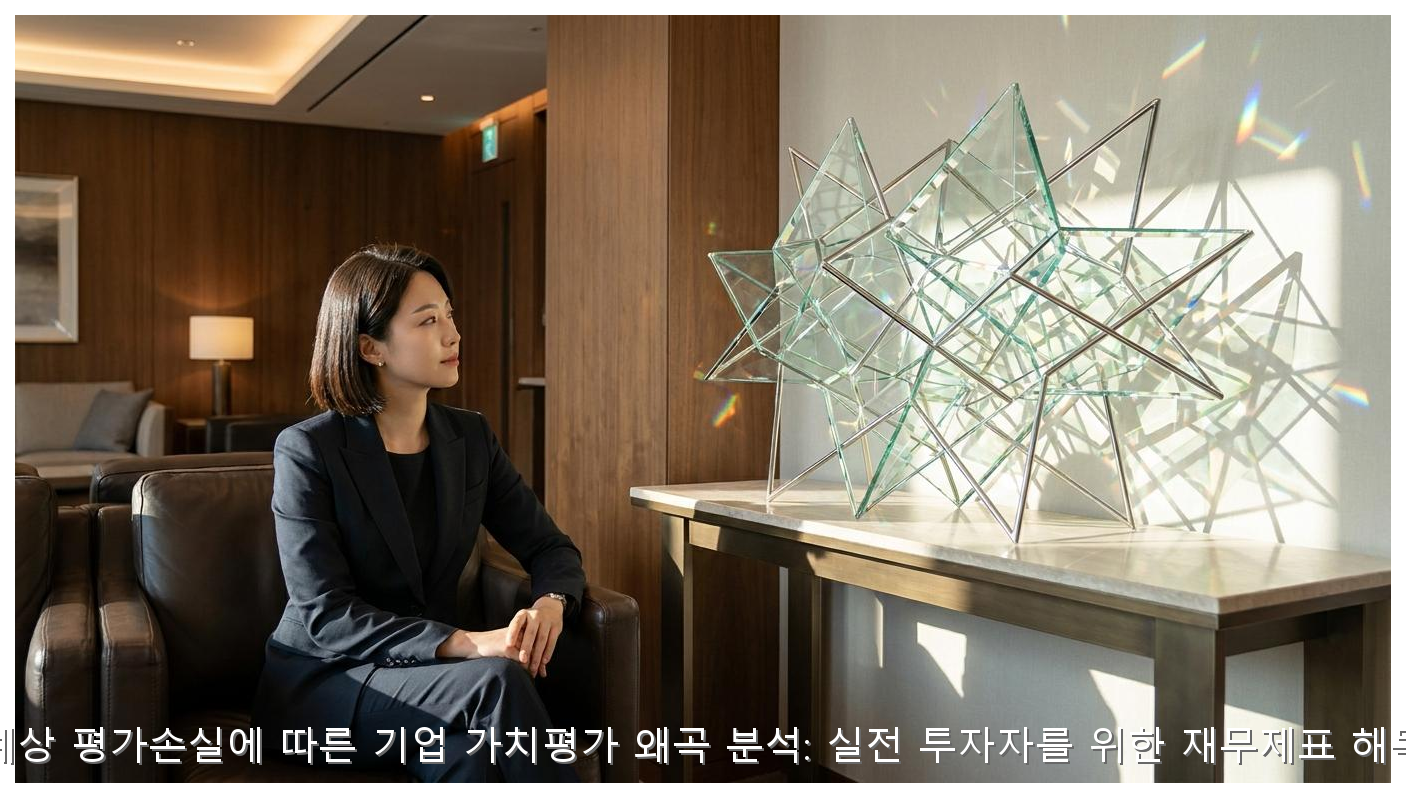 회계상 평가손실과 가치 왜곡 분석: 실전 재무제표 해독법 핵심 안내 및 분석 인포그래픽 (3)