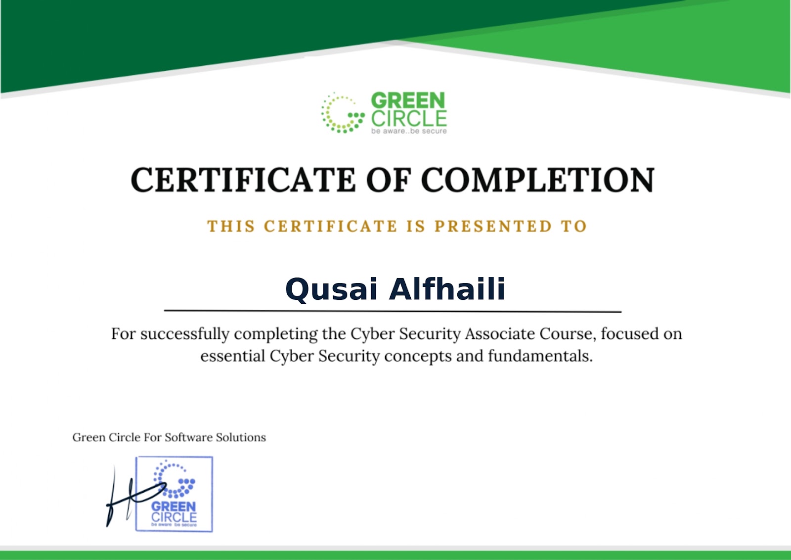 Cyber Security Associate