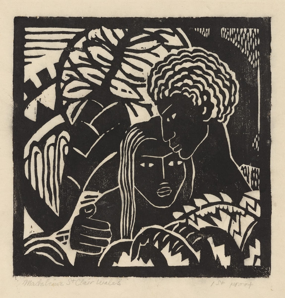 Couple Embracing 1935   1943