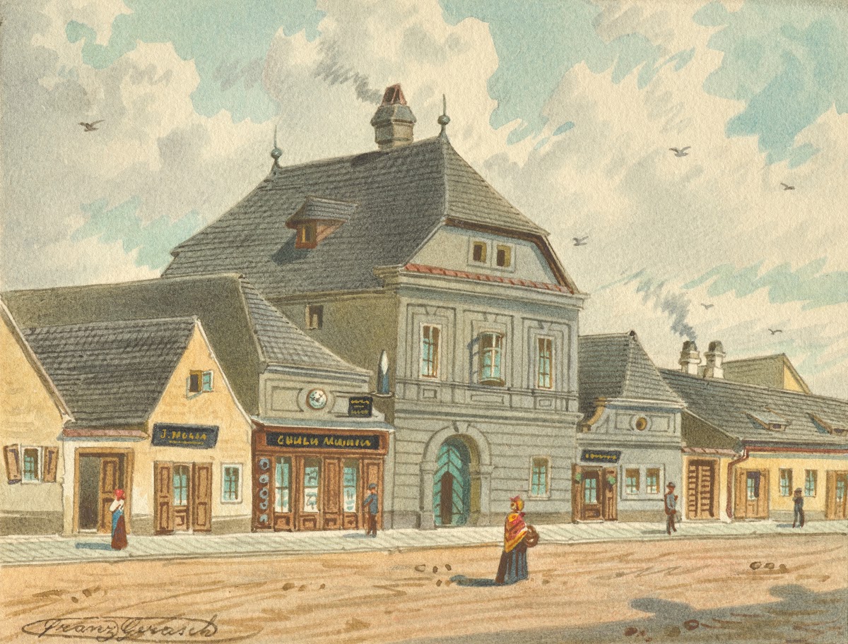 Das einstige Jagdschloss der Kaiserin Maria Theresia in der Erdbergstraße 109 in
