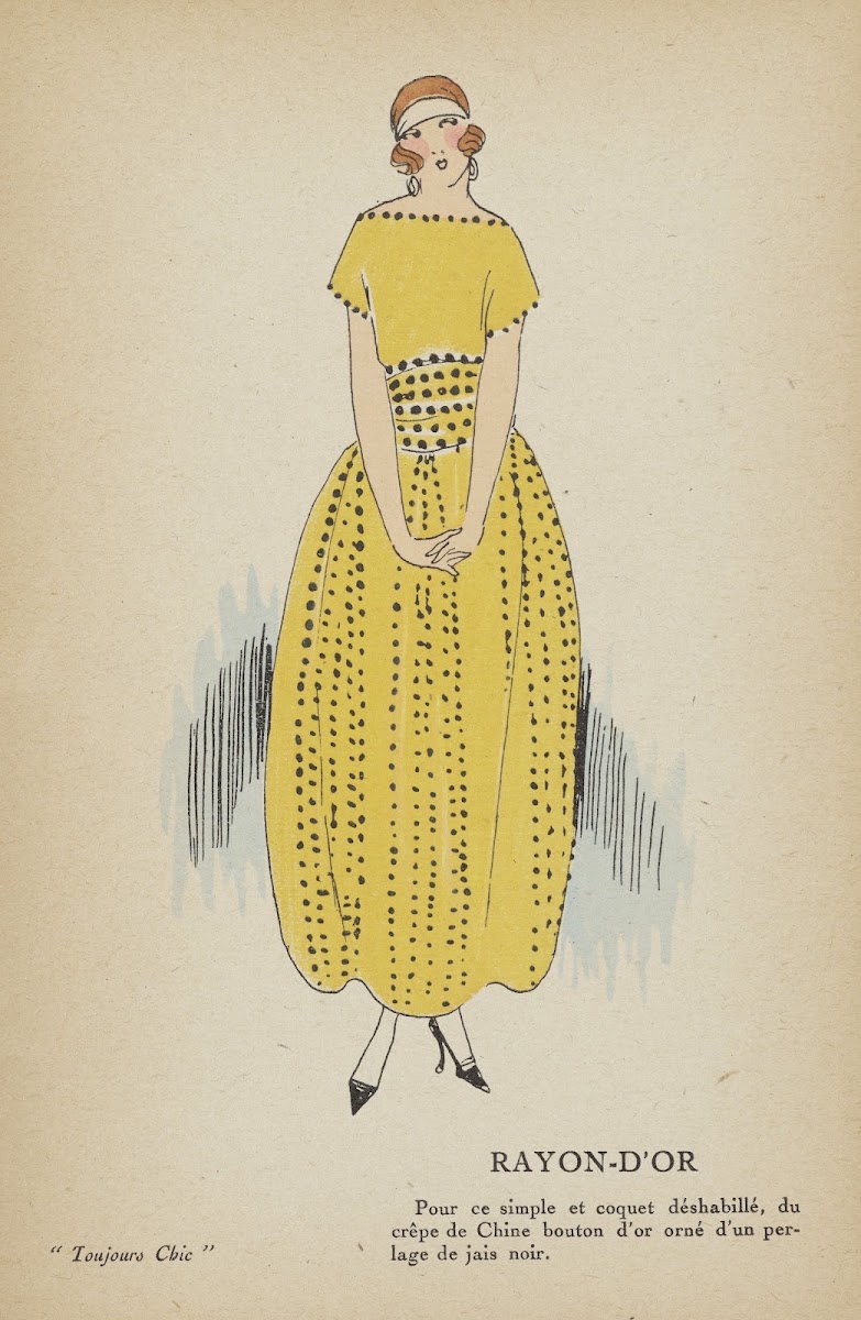 Toujours Chic Les Deshabillés  Rayon dor 1921 1922