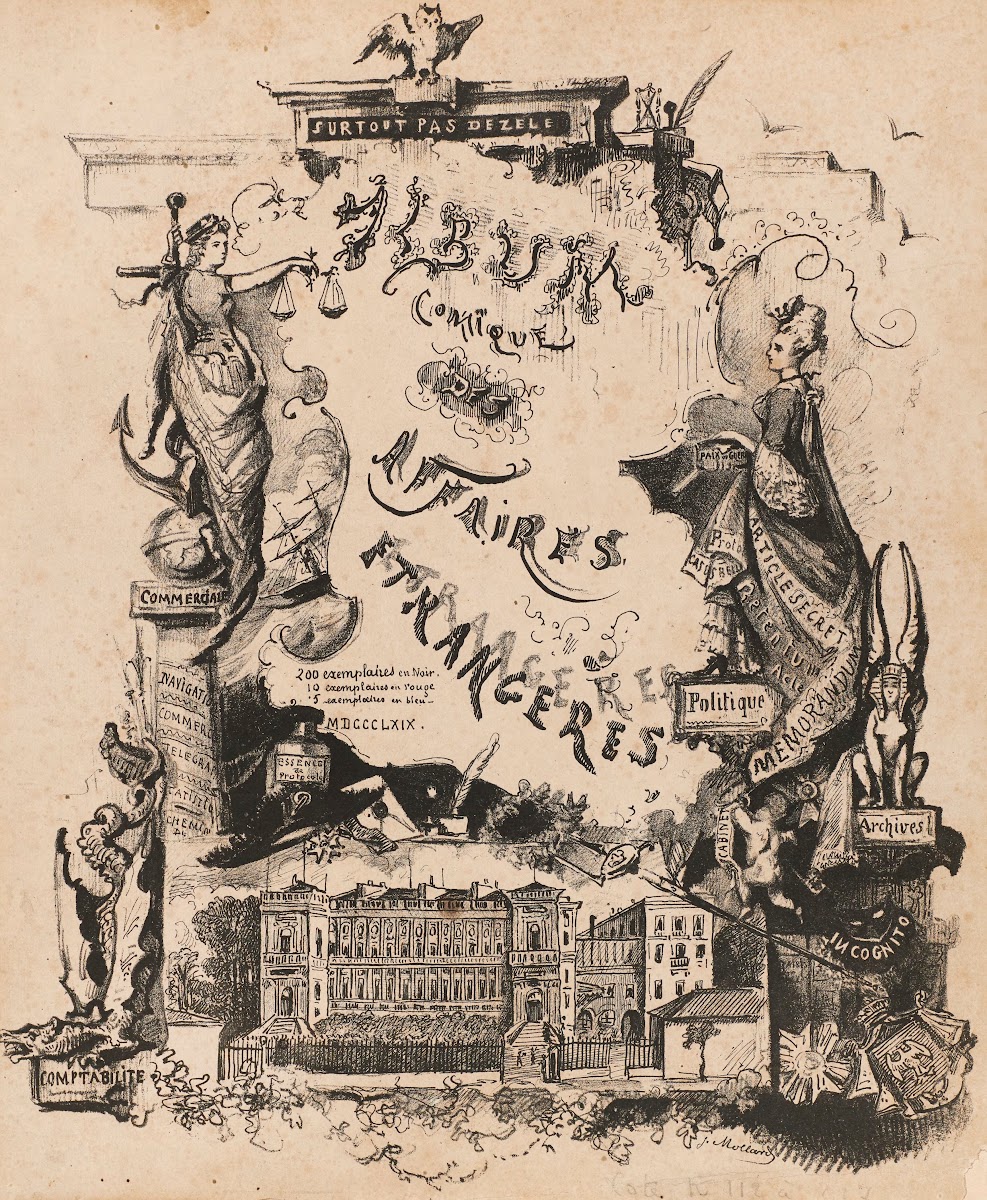 LAlbum comique des Affaires étrangères  cover 1869