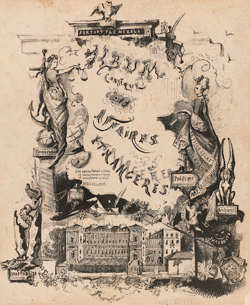 LAlbum comique des Affaires étrangères  cover 1869