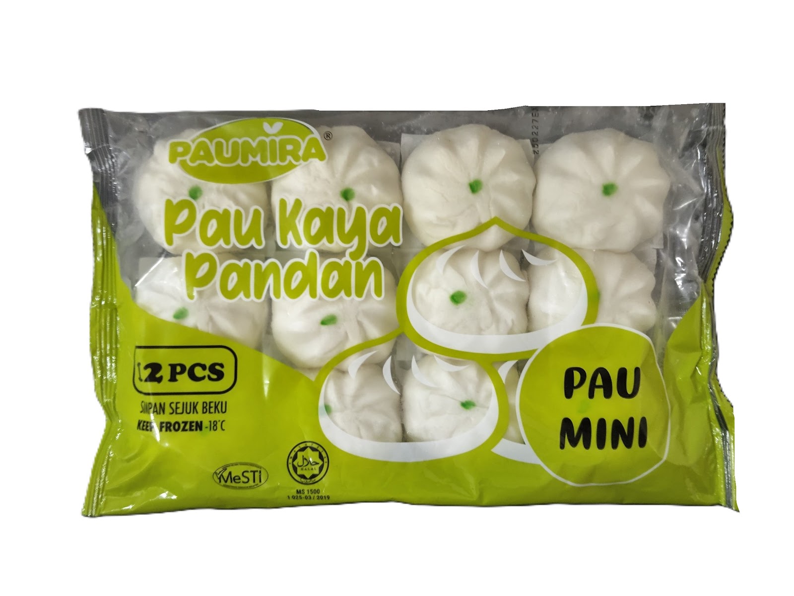 Pau Kaya Pandan Mini 10Pkt/Ctn