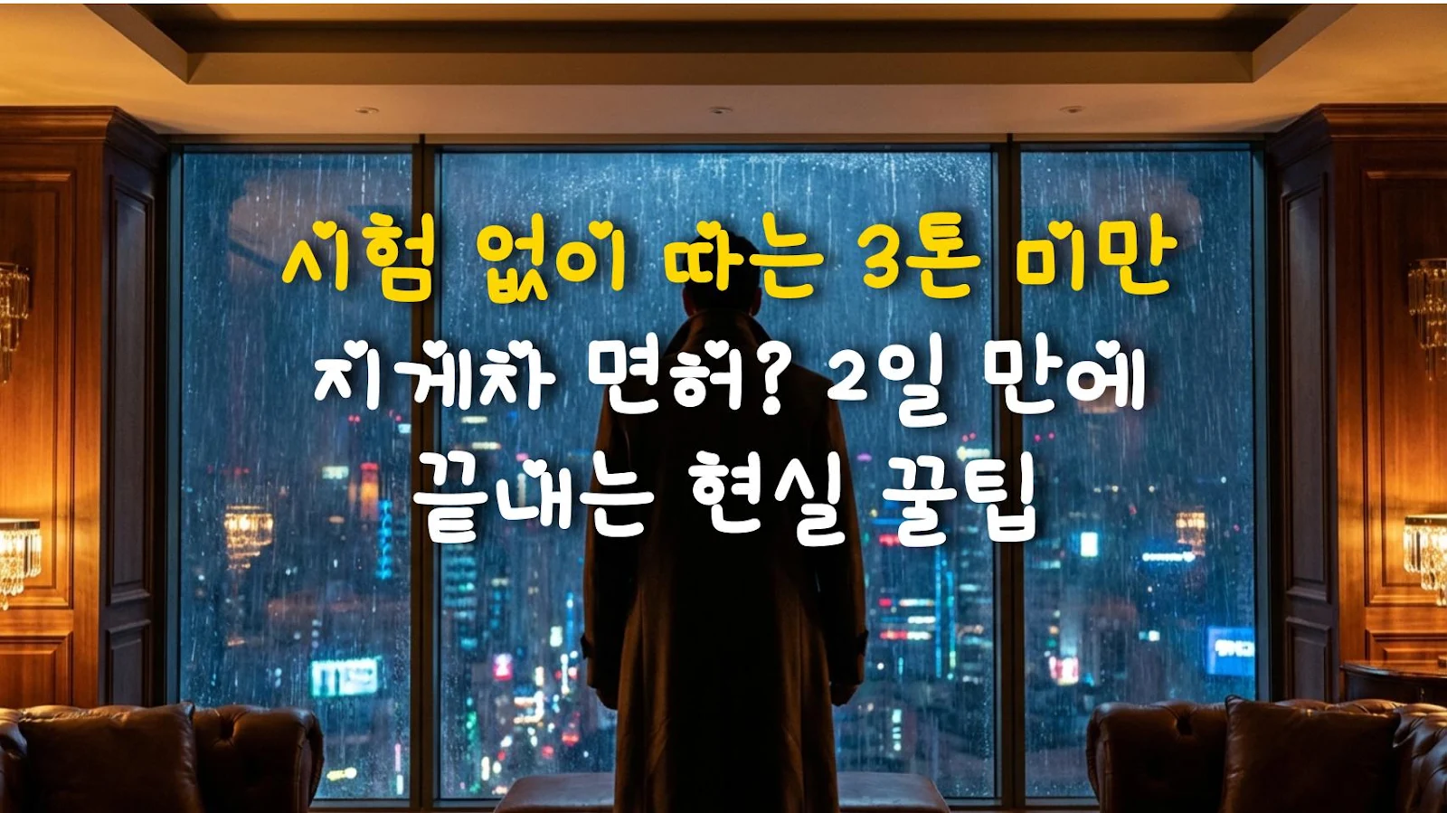 시험 없이 따는 3톤 미만 지게차 면허? 2일 만에 끝내는 현실 꿀팁