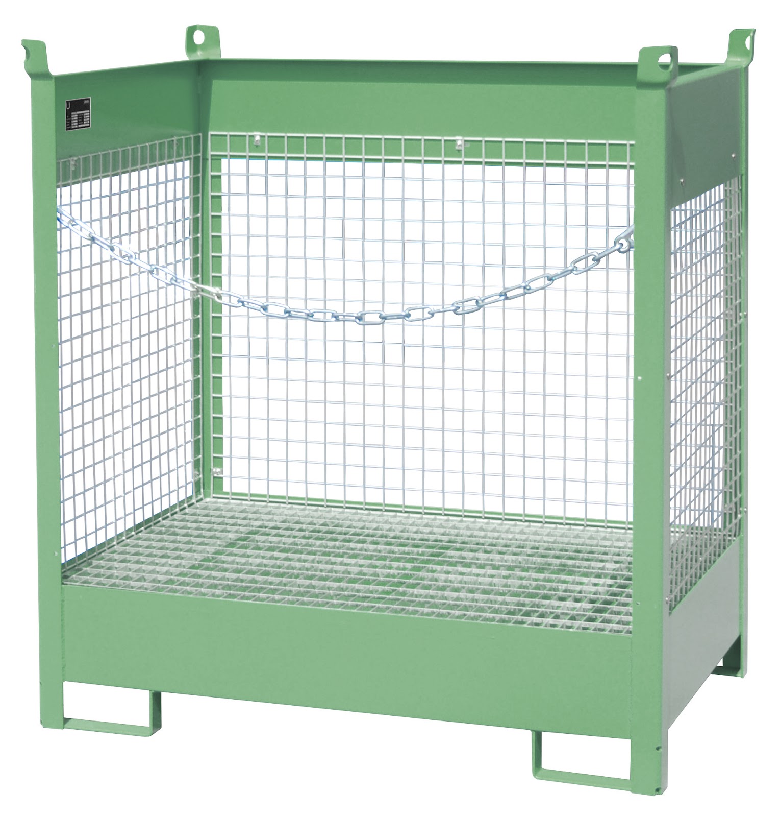 Vaten-stapelpallets FSP-2 D, gelakt, Resedagroen
