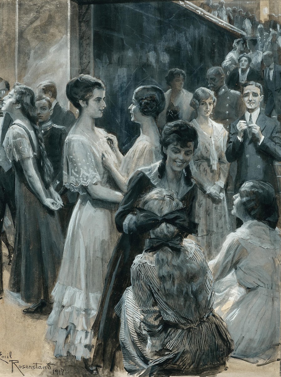 A lively conversation 1913