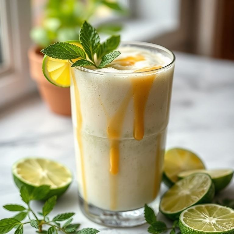 Refreshing Coconut Key Lime Pie Smoothie Recipe: Quick, Homemade Delight finished