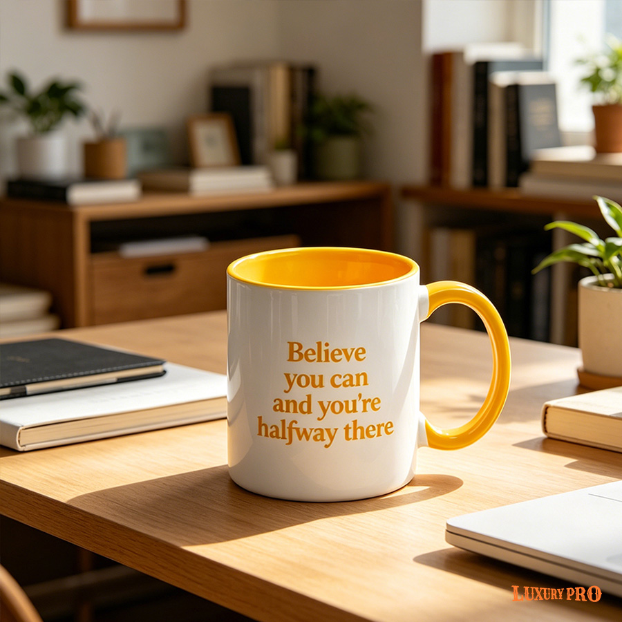 Crystal Sticker 15oz Full Red Mug