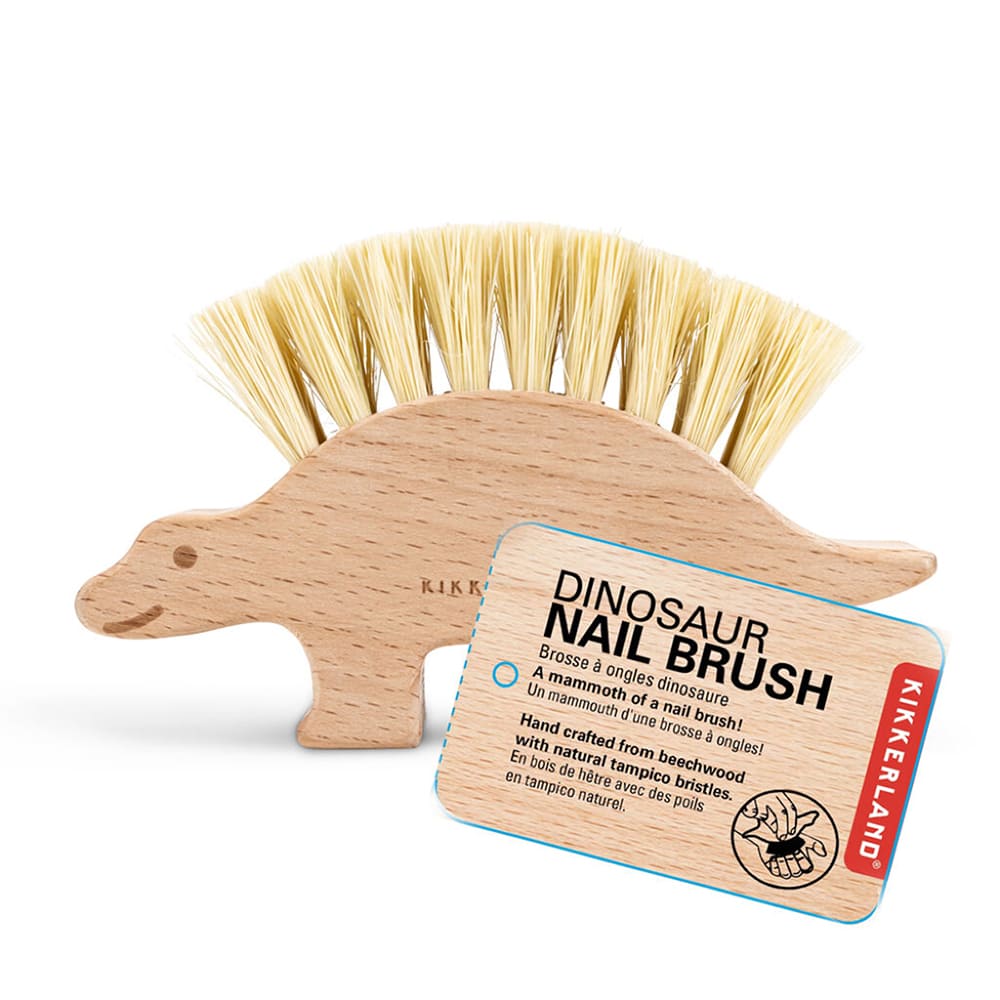 Cepillo de madera para uñas Kikkerland™ forma de dinosaurio