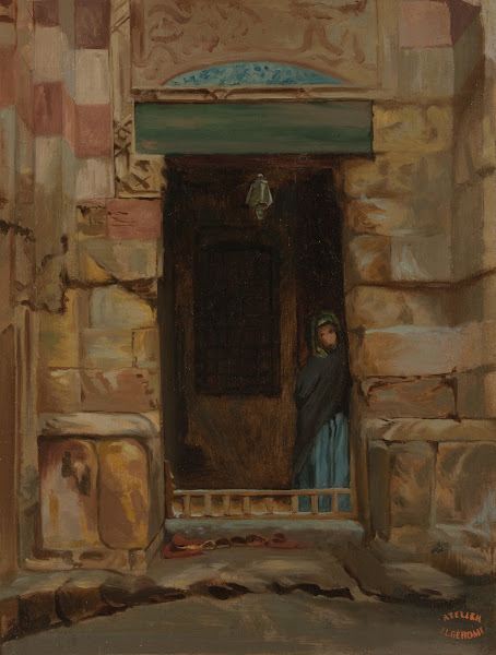 Arab Woman in a Doorway 1870