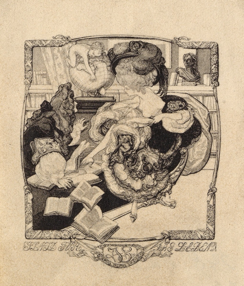 Exlibris Platz für das Leben 1907