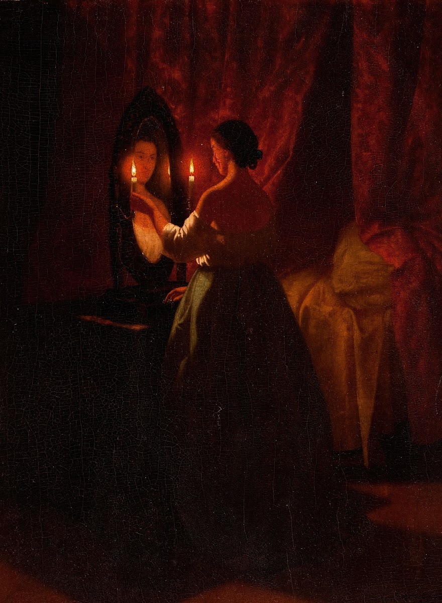 Woman at a Mirror
