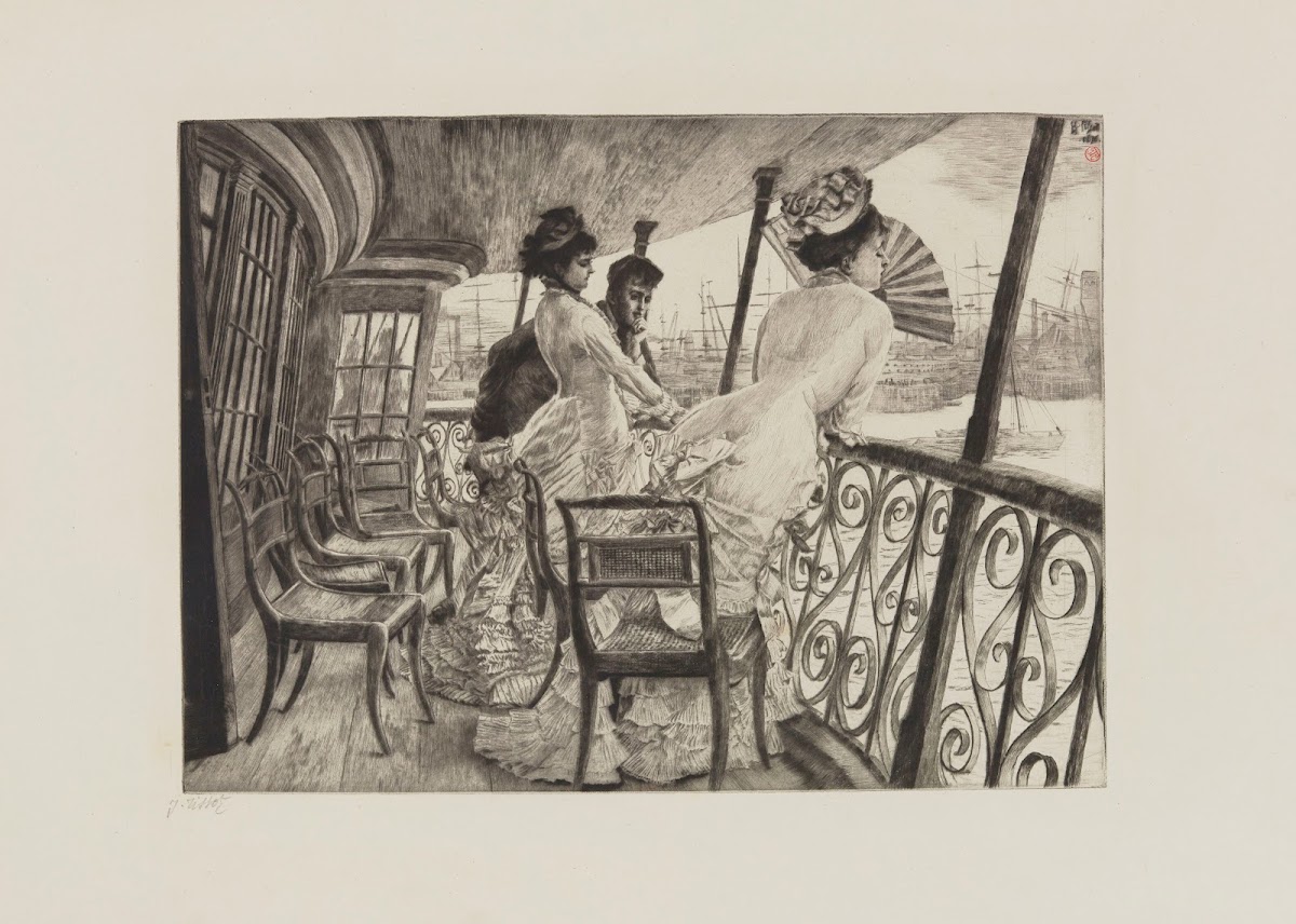 La galerie du Calcutta Souvenir dun bal à bord 1876