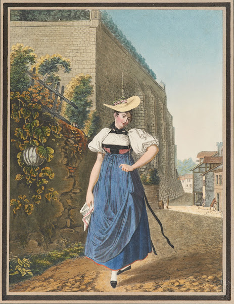 Fille de bain ou Paysanne galante du canton de Berne 1791