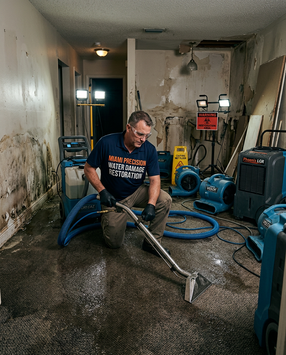 What should I do immediately after water damage?