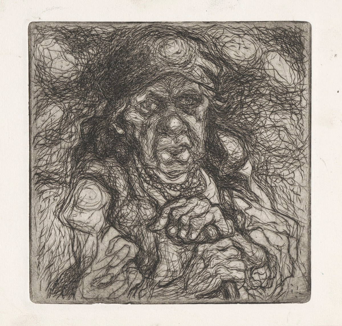 Old peasant woman 1930