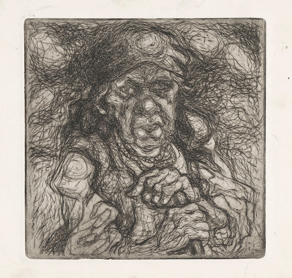 Old peasant woman 1930